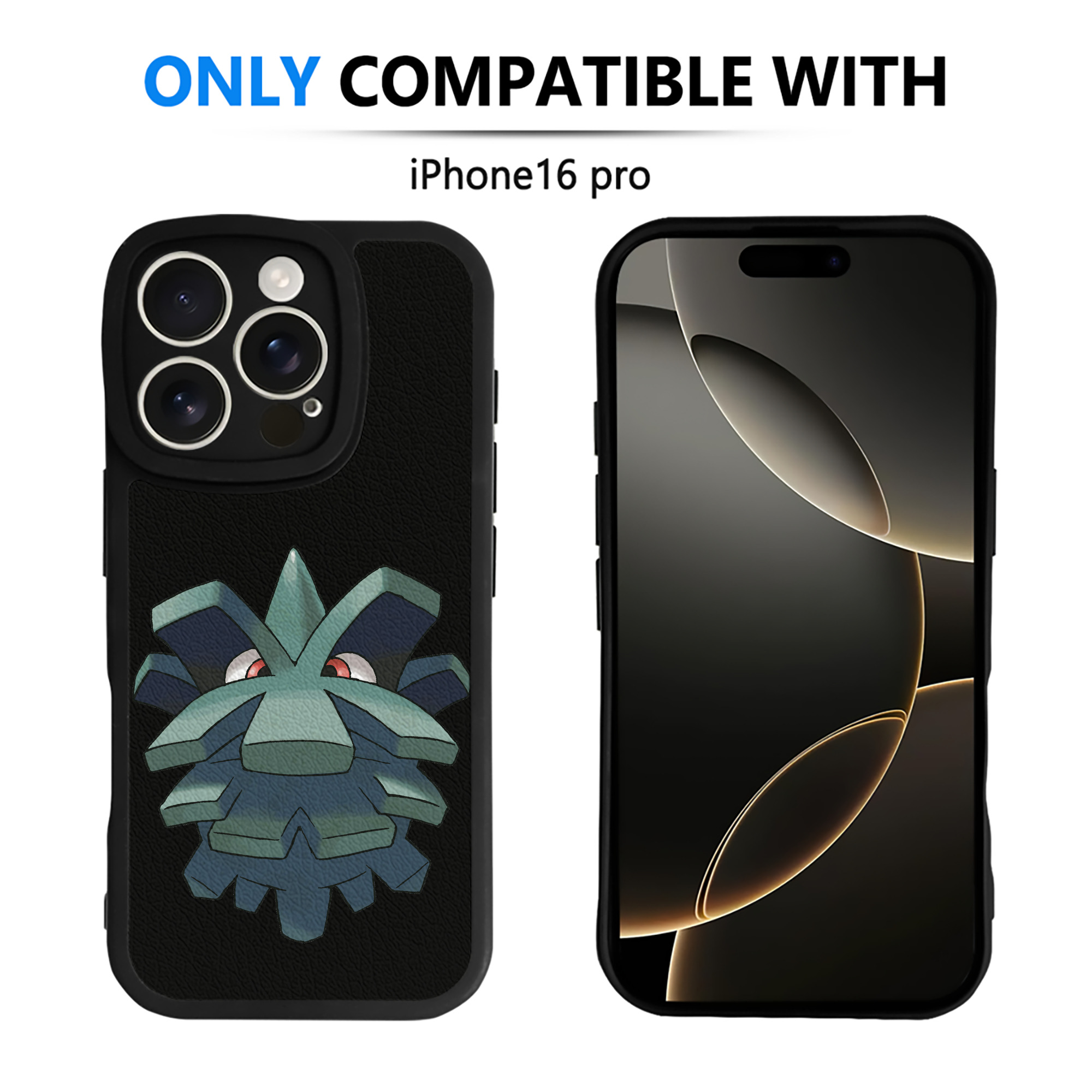 （画像用） ポケットモンスター Pokémon 【iPhone 16シリーズ対応】シリコンスマホケース（レザー調） 材質：シリコン